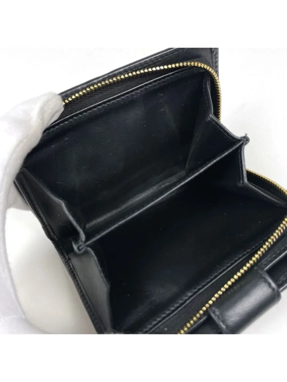 Prada Bifold Wallet Leather Nero